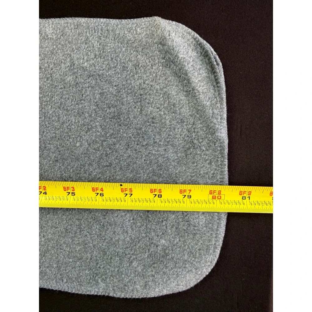 Port Authority Fleece Scarf OS Grey Extra Long Soft Winter Warm Outdoor Gorpcore